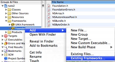 Import Framework AddressBook AddressBookUI iPhone SDK AddressBook AddressBookUI
